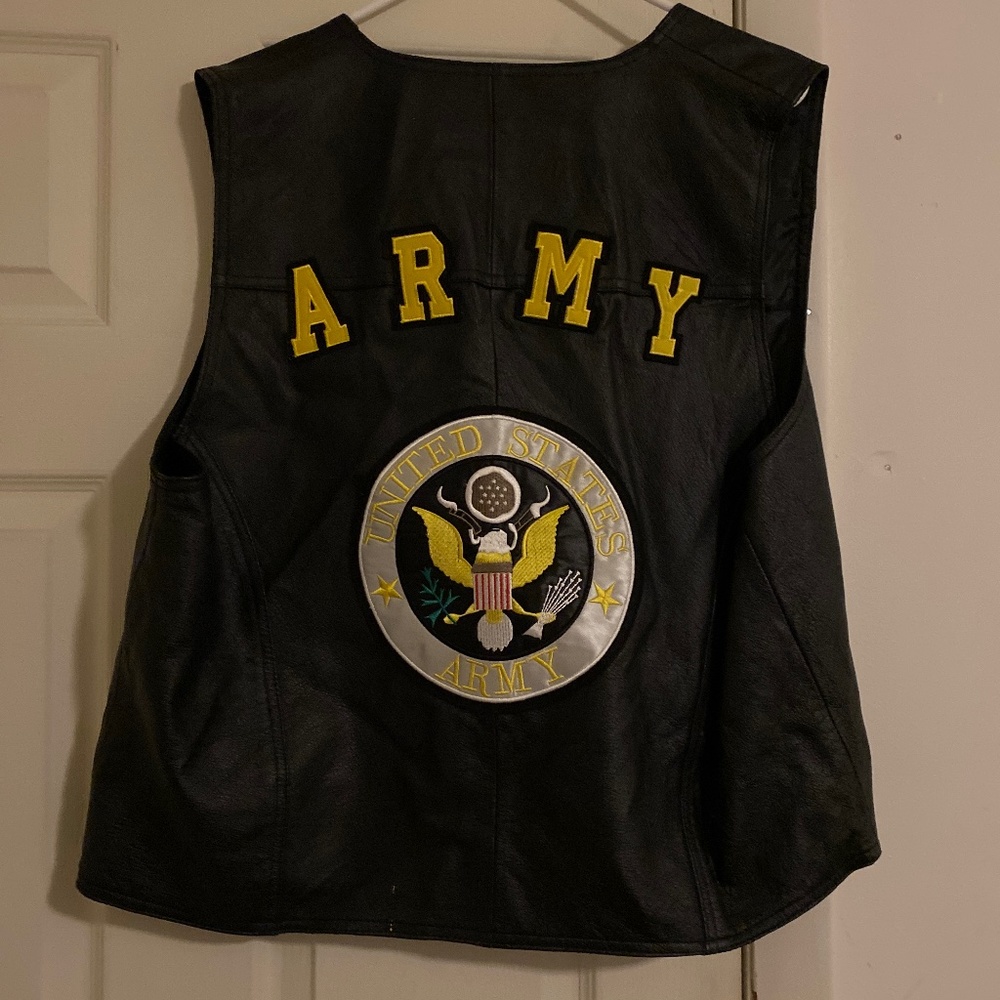 Leather vest